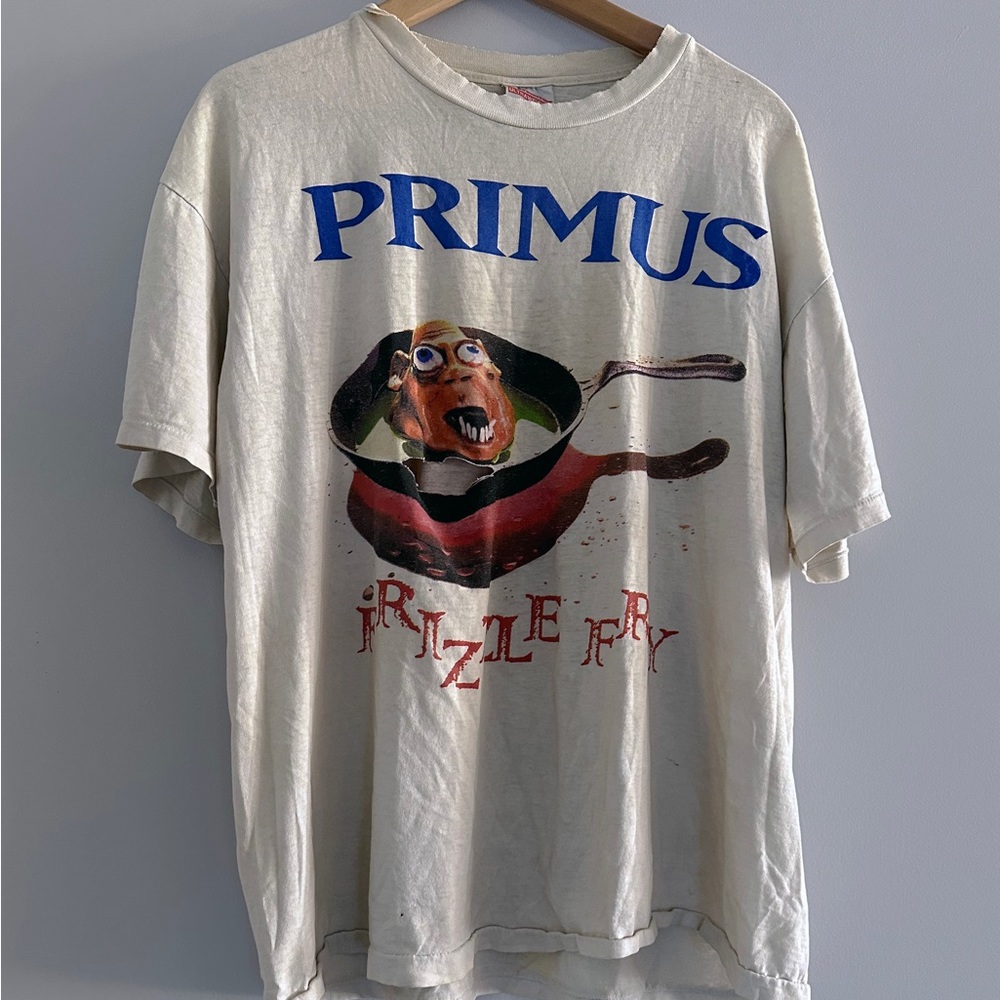 Primus Frizzle Fry Vintage Shirt 1990s Hanes XL Les Claypool